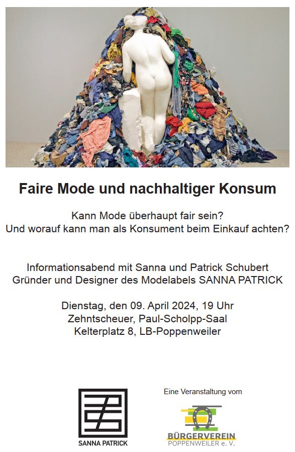 Veranstaltung Faire Mode mit Sanna Schubert